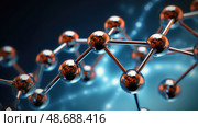 organic carbon atom ai generated. Стоковое AI-изображение, AI-художник Vectorwin / Фотобанк Лори