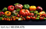 rhubarb spring fruits and vegetables ai generated. Стоковое AI-изображение, AI-художник Vectorwin / Фотобанк Лори