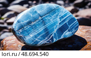 turquoise light blue stone ai generated. Стоковое AI-изображение, AI-художник Vectorwin / Фотобанк Лори