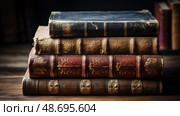 precedent law books ai generated. Стоковое AI-изображение, AI-художник Vectorwin / Фотобанк Лори