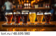porter beer list ai generated. Стоковое AI-изображение, AI-художник Vectorwin / Фотобанк Лори