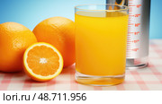 unappetizing sick orange juice ai generated. Стоковое AI-изображение, AI-художник Vectorwin / Фотобанк Лори