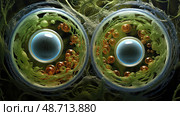 cell plant cells ai generated. Стоковое AI-изображение, AI-художник Vectorwin / Фотобанк Лори