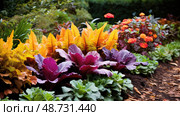 flowers leaf boarders ai generated. Стоковое AI-изображение, AI-художник Vectorwin / Фотобанк Лори