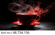 free red tea ai generated. Стоковое AI-изображение, AI-художник Vectorwin / Фотобанк Лори