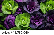 kale farmers market greens ai generated. Стоковое AI-изображение, AI-художник Vectorwin / Фотобанк Лори