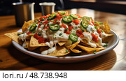 jalapenos blue cheese sauce ai generated. Стоковое AI-изображение, AI-художник Vectorwin / Фотобанк Лори