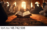 vedas religious book ai generated. Стоковое AI-изображение, AI-художник Vectorwin / Фотобанк Лори