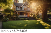 golden photographing a house ai generated. Стоковое AI-изображение, AI-художник Vectorwin / Фотобанк Лори
