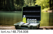 compact water testing kit ai generated. Стоковое AI-изображение, AI-художник Vectorwin / Фотобанк Лори