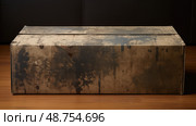 water damaged box ai generated. Стоковое AI-изображение, AI-художник Vectorwin / Фотобанк Лори