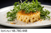 pasta mac and cheese on white ai generated. Стоковое AI-изображение, AI-художник Vectorwin / Фотобанк Лори