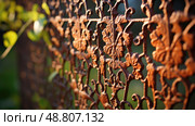 photograph rusting metal ai generated. Стоковое AI-изображение, AI-художник Vectorwin / Фотобанк Лори