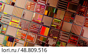 Silicon semiconductor wafer close-up. Стоковое фото, фотограф Андрей Армягов / Фотобанк Лори