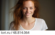 unfiltered white woman portrait ai generated. Стоковое AI-изображение, AI-художник Vectorwin / Фотобанк Лори