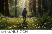 ecology giving plants ai generated. Стоковое AI-изображение, AI-художник Vectorwin / Фотобанк Лори