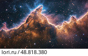 wisps space abstract background ai generated. Стоковое AI-изображение, AI-художник Vectorwin / Фотобанк Лори