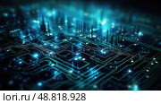 nology hi tech background ai generated. Стоковое AI-изображение, AI-художник Vectorwin / Фотобанк Лори