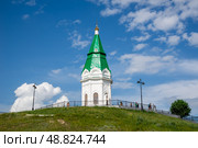Часовня Параскевы Пятницы в Красноярске (2015 год). Редакционное фото, фотограф Сергей Веселовский / Фотобанк Лори