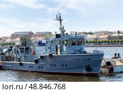 РВК-1064 — катер аварийно-спасательного обеспечения. Санкт Петербург. Россия (2024 год). Редакционное фото, фотограф Евгений Ткачёв / Фотобанк Лори