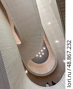 Stairs in the National Library of Israel. Редакционное фото, фотограф Irina Opachevsky / Фотобанк Лори