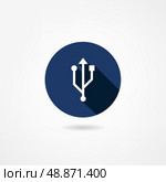 USB icon. Стоковая иллюстрация, агентство Ingram Publishing / Фотобанк Лори