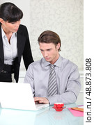 Office colleagues. Стоковое фото, агентство Ingram Publishing / Фотобанк Лори