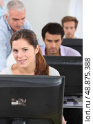 IT lesson. Стоковое фото, агентство Ingram Publishing / Фотобанк Лори