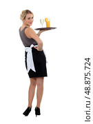 Waitress. Стоковое фото, агентство Ingram Publishing / Фотобанк Лори