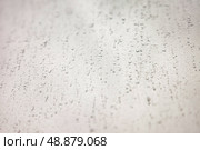 Liquid Jewels Dance on the Windowpane, an Abstract Study of a Rainy Day. Стоковое фото, фотограф Aleksandr Golubev / Фотобанк Лори