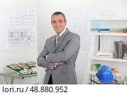 architect in his office. Стоковое фото, агентство Ingram Publishing / Фотобанк Лори