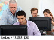 IT lesson. Стоковое фото, агентство Ingram Publishing / Фотобанк Лори