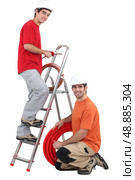 Plumbers. Стоковое фото, агентство Ingram Publishing / Фотобанк Лори
