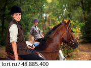 A horseback rider. Стоковое фото, агентство Ingram Publishing / Фотобанк Лори