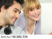 Portrait of couple. Стоковое фото, агентство Ingram Publishing / Фотобанк Лори
