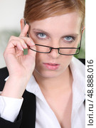 Serious businesswoman. Стоковое фото, агентство Ingram Publishing / Фотобанк Лори