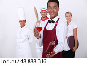 coloured sommelier and co. Стоковое фото, агентство Ingram Publishing / Фотобанк Лори
