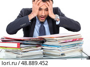 Stressed teacher. Стоковое фото, агентство Ingram Publishing / Фотобанк Лори