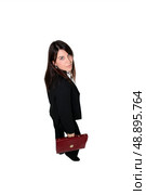 Businesswoman with briefcase. Стоковое фото, агентство Ingram Publishing / Фотобанк Лори