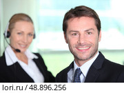 Telesales manager. Стоковое фото, агентство Ingram Publishing / Фотобанк Лори