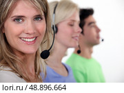 A customer service hotline. Стоковое фото, агентство Ingram Publishing / Фотобанк Лори