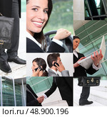 Business montage. Стоковое фото, агентство Ingram Publishing / Фотобанк Лори