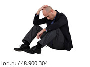 Businessman having a crisis. Стоковое фото, агентство Ingram Publishing / Фотобанк Лори