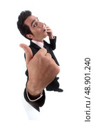 Businessman giving the thumb’s up. Стоковое фото, агентство Ingram Publishing / Фотобанк Лори