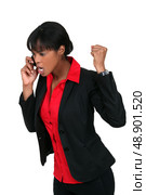 An angry businesswoman. Стоковое фото, агентство Ingram Publishing / Фотобанк Лори