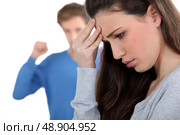 Couple arguing. Стоковое фото, агентство Ingram Publishing / Фотобанк Лори