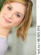 Face of young blonde. Стоковое фото, агентство Ingram Publishing / Фотобанк Лори