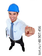 Enthusiastic engineer. Стоковое фото, агентство Ingram Publishing / Фотобанк Лори