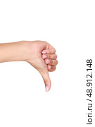 Thumbs-down. Стоковое фото, агентство Ingram Publishing / Фотобанк Лори