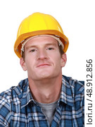 Contented tradesman. Стоковое фото, агентство Ingram Publishing / Фотобанк Лори
